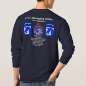 XVIII空輸隊の長袖のティー Tシャツ (裏面)