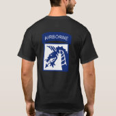 XVIII空輸隊パッチ色 Tシャツ (裏面)