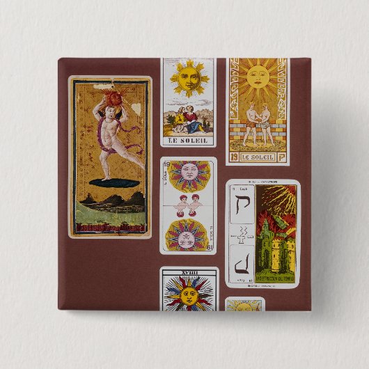 XVIIII日曜日 缶バッジ (正面)