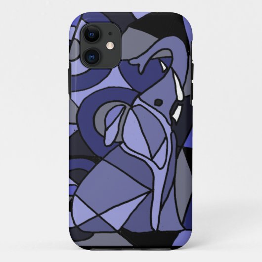 XW-抽象美術象のデザイン Case-Mate iPhoneケース (裏面)