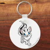 Xweetokホワイト キーホルダー (正面)