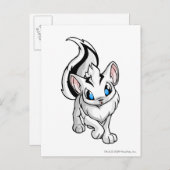 Xweetokホワイト ポストカード (正面/裏面)