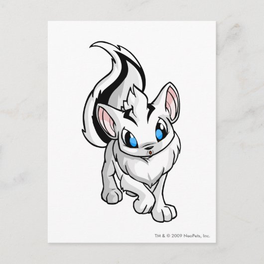 Xweetokホワイト ポストカード (正面)