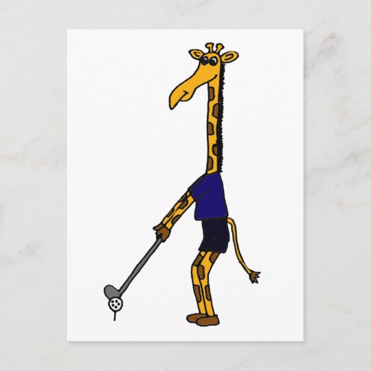 Xxゴルフデザインを遊んでいるキリン ポストカード Zazzle Co Jp Xxゴルフデザインを遊んでいるキリン ポストカード Zazzle Co Jp