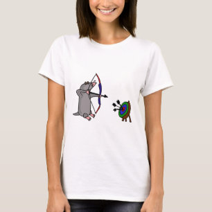 XXアーチェリーの競争の盲目のモル Tシャツ