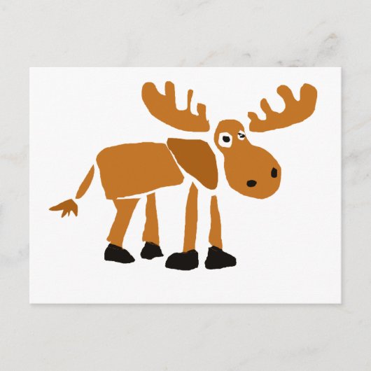 XXアール初期のムース ポストカード (正面)