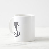 XXキング・コブラヘビのデザイン コーヒーマグカップ (正面左)