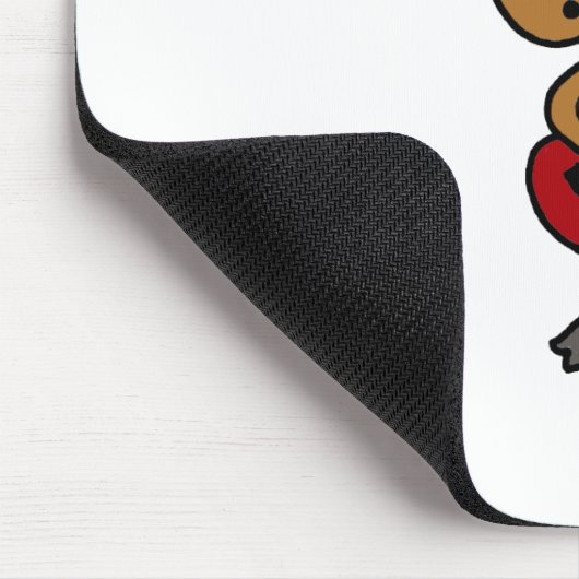 XXギターの漫画を遊んでいるおもしろいなアメリカヘラジカ マウスパッド (コーナー)