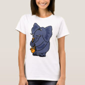 XXサクソフォーンを演奏している象 Tシャツ (正面)
