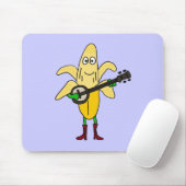 XXバンジョーの漫画を遊んでいるおもしろいなバナナ マウスパッド (マウス)