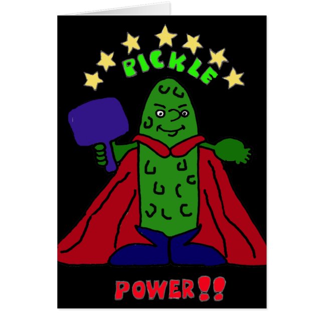 XXピクルス力のスーパーヒーローのPickleballの漫画 (正面)