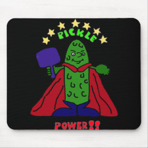 XXピクルス力のスーパーヒーローのPickleballの漫画 マウスパッド