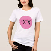 XXピンクサークルプロ女性 トライブレンドＴシャツ (正面)