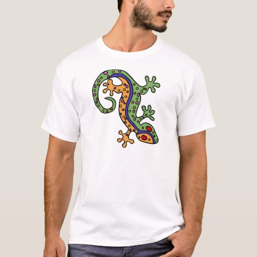 XXヤモリの芸術 Tシャツ (正面)