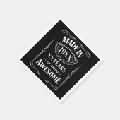 XX年の歳月で作ら素晴らしれカスタムる スタンダードカクテルナプキン (角)