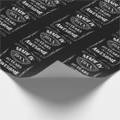 XX年の歳月で作ら素晴らしれカスタムる ラッピングペーパー (角)