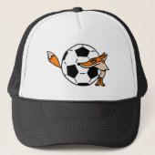 XX-キツネがサッカーボールアートの背後に キャップ (正面)