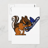 XX – チップマンク遊のトロンボーン漫画 ポストカード (正面/裏面)