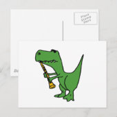 XX-笑わされる T-レックス恐竜神遊語 ポストカード (正面/裏面)