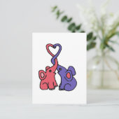 XX – 象の愛の漫画 ポストカード (スタンド正面)