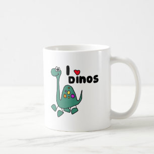 XX I愛Dinosのかわいいデザイン コーヒーマグカップ