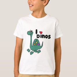 XX I愛Dinosのかわいいデザイン Tシャツ