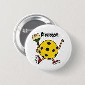 XX Pickleballのおもしろいなキャラクター 缶バッジ (正面&裏面)