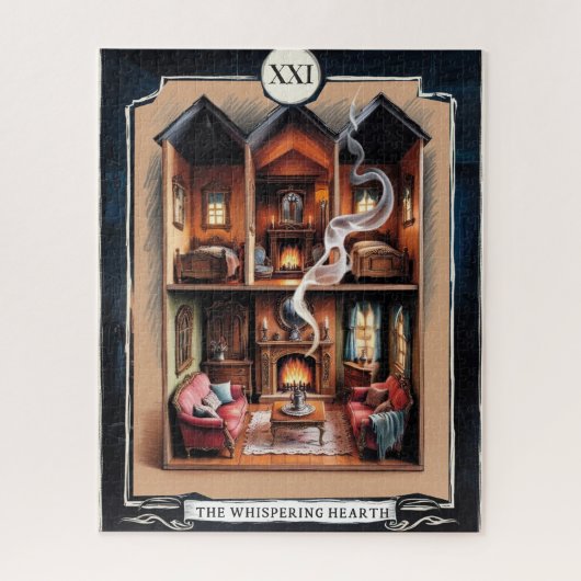 XXIウィスパリングハース – 暖かい嘘，タロット ジグソーパズル (縦)