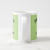 XXLのプロパティお名前 ジャンボコーヒーマグカップ (裏面)