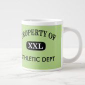 XXLのプロパティお名前 ジャンボコーヒーマグカップ (右)