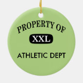 XXLのプロパティお名前 セラミックオーナメント (裏面)