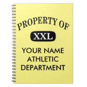 XXLのプロパティお名前 ノートブック (正面)