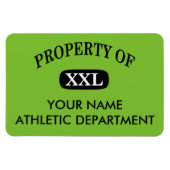 XXLのプロパティお名前 マグネット (横)