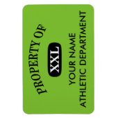 XXLのプロパティお名前 マグネット (縦)