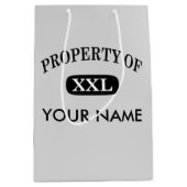 XXLのプロパティお名前 ミディアムペーパーバッグ (正面)