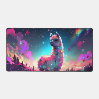 XXLデスクトップマウスパッド用コンピュータ銀河系Llama デスクマット