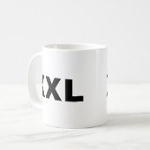 XXL コーヒーマグカップ (正面左)