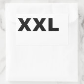 XXL 長方形シール (バッグ)