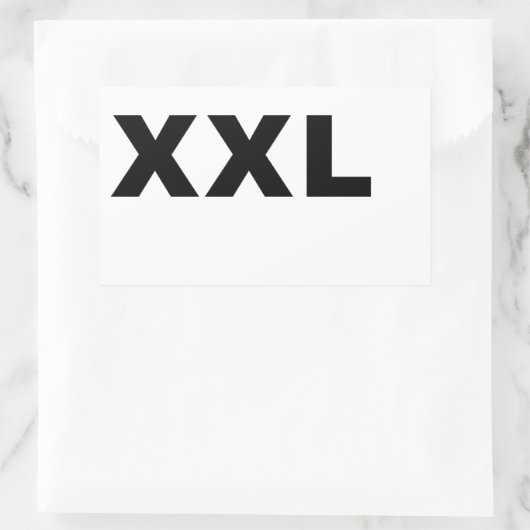 XXL 長方形シール (バッグ)