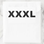 XXL 長方形シール (バッグ)