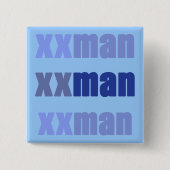XXMan 缶バッジ (正面)