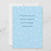 XXth レパード柄 ボヘミアンレインボー 誕生日パーティー 招待状 (裏面)