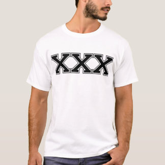XXX学校代表の黒 Tシャツ