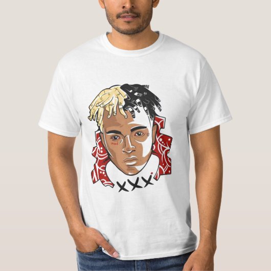 Xxxtentacion歌手 Tシャツ (正面)
