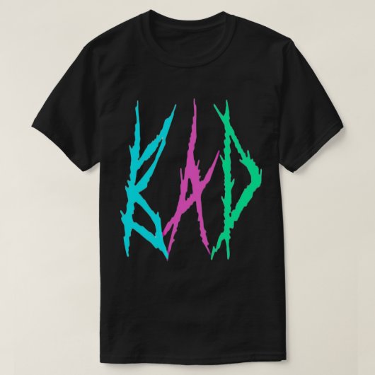 XxxTentacion - Bad Vibes forever新しいロゴ， colorf Tシャツ (デザイン正面)