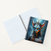 Xylanthia the Oracle - Personalized Dark Fantasy ノートブック (内部)