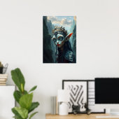 Xylariel Abyssal Canyon Queen Dark Fantasy ポスター (ホームオフィス)