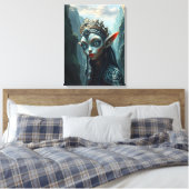 Xylariel the Azure Sovereign Fantasy キャンバスプリント (インサイチュ (寝室))