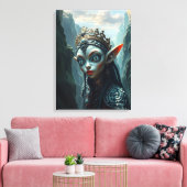 Xylariel the Azure Sovereign Fantasy キャンバスプリント (インサイチュ (リビング))