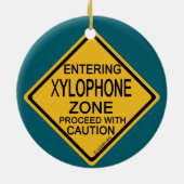 Xylophoneゾーンに入る セラミックオーナメント (裏面)